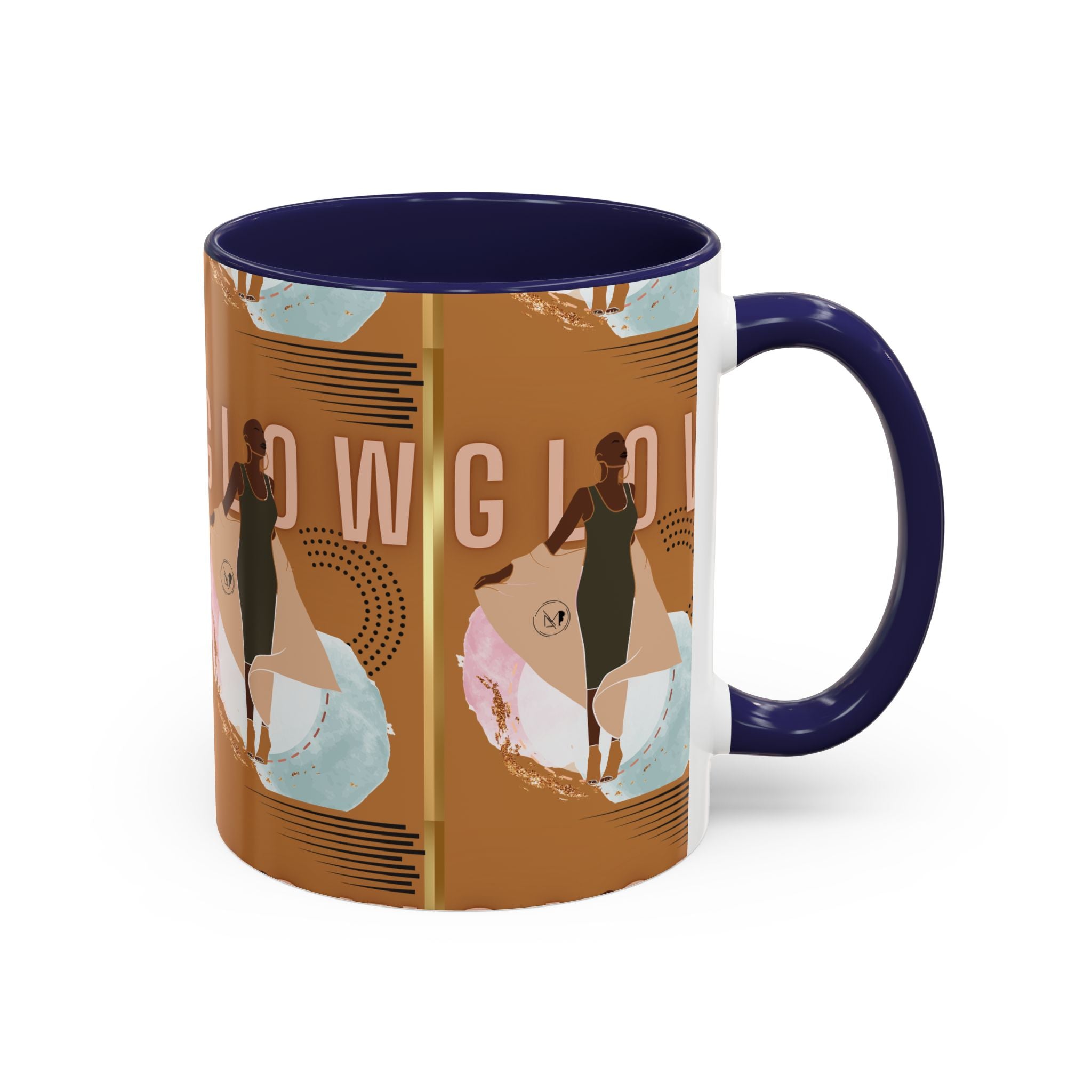 Breast Cancer Awareness Glow up Custom Coffee Mug 11oz