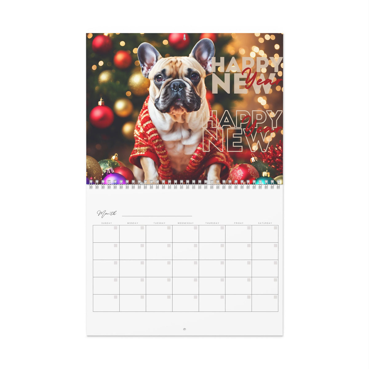 Frenchie Year Wall Calendars