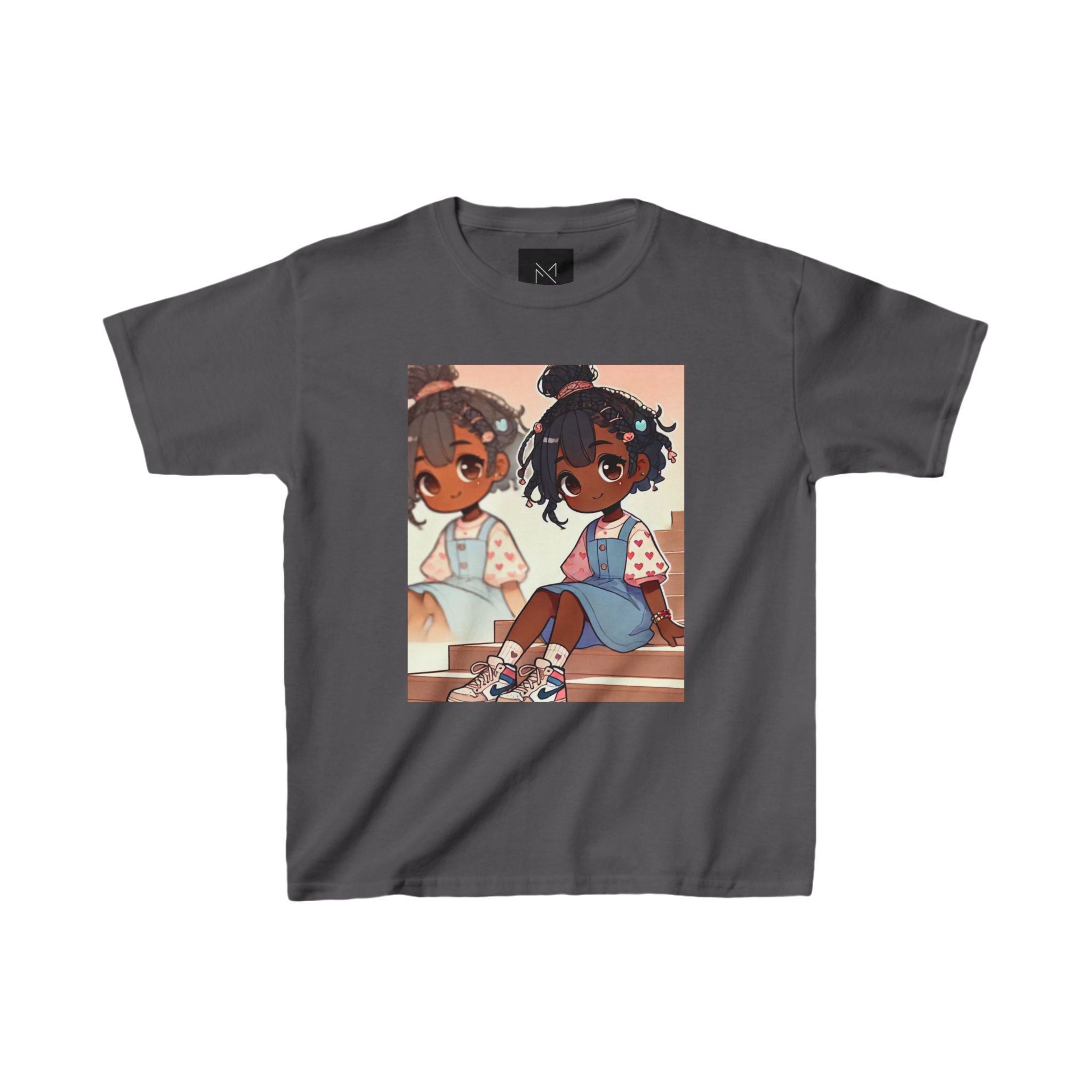 Anime Girl Kids Heavy Cotton™ Tee