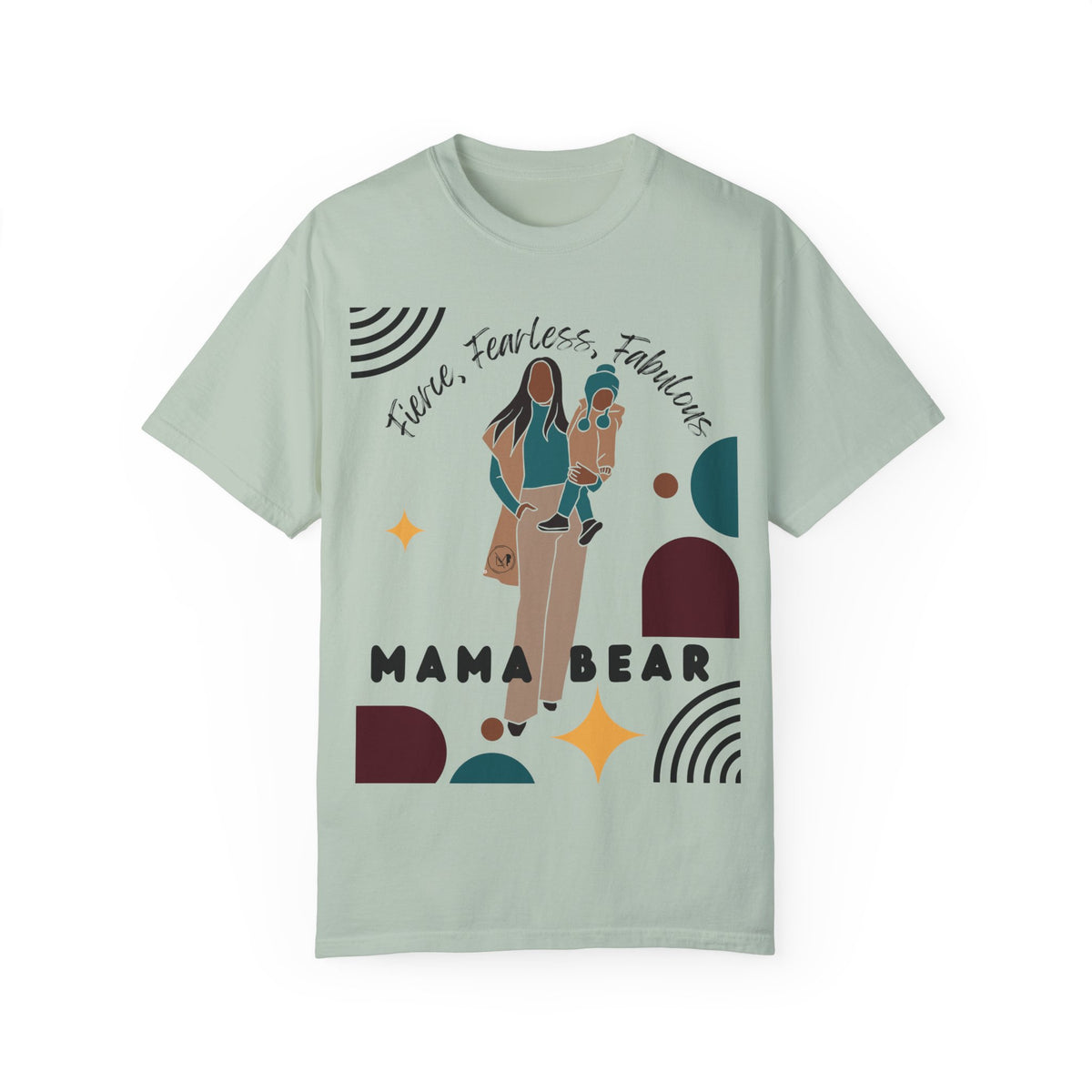 Momma Bear T-Shirt - Unisex Garment-Dyed Tee