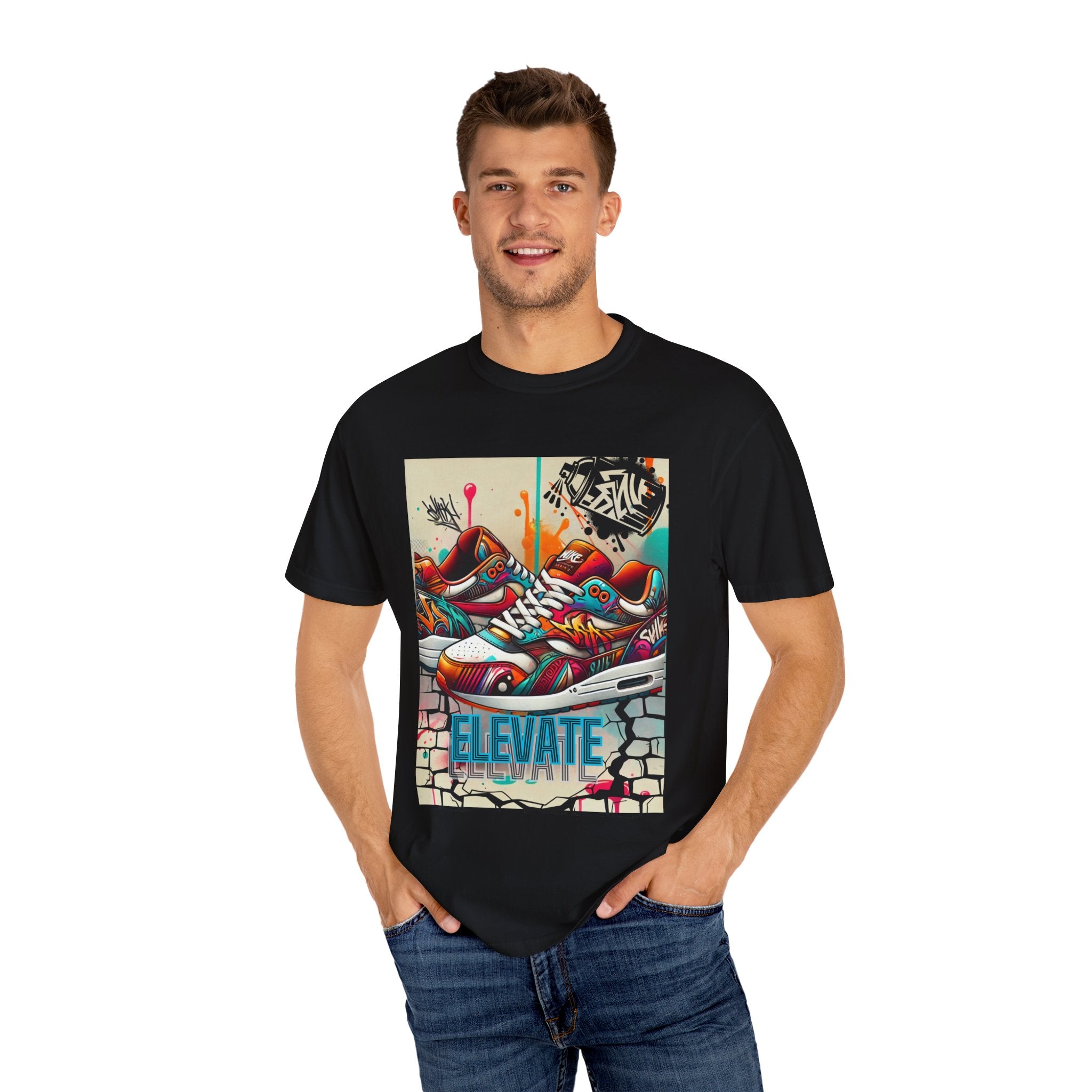 "Elevate" Graffiti Shoe Men’s T-shirt