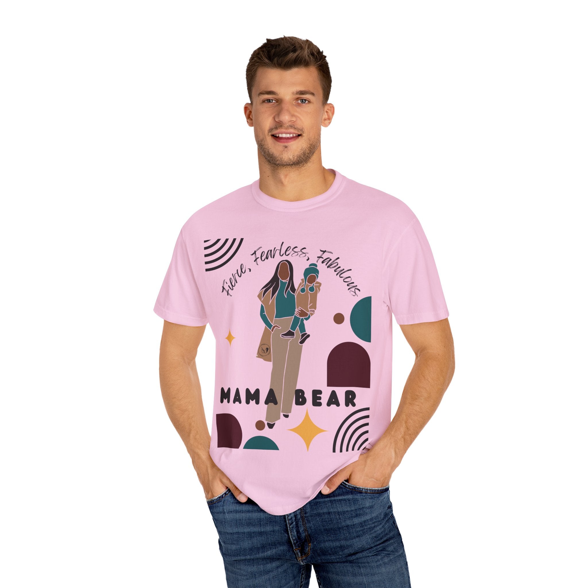 Momma Bear T-Shirt - Unisex Garment-Dyed Tee