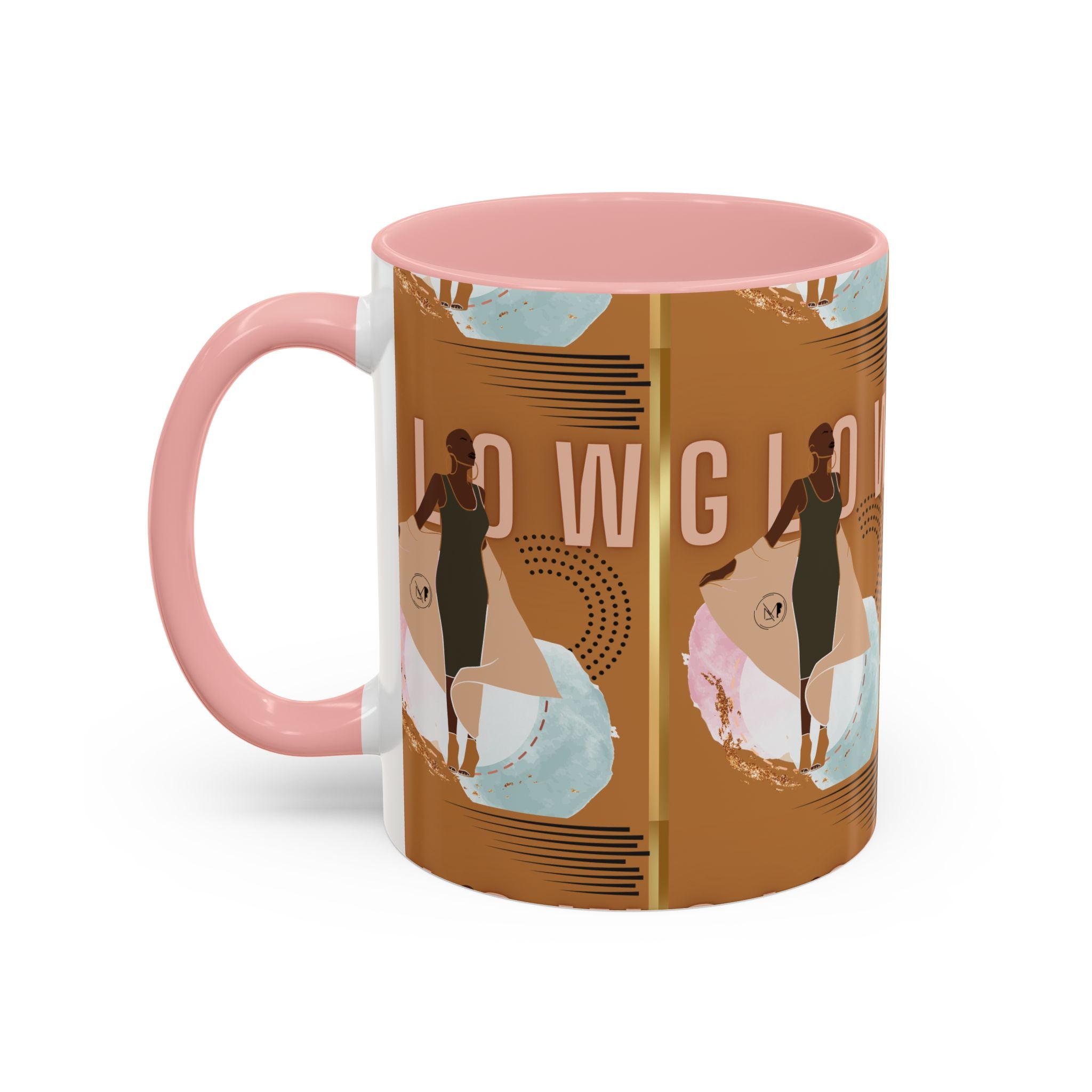 Breast Cancer Awareness Glow up Custom Coffee Mug 11oz