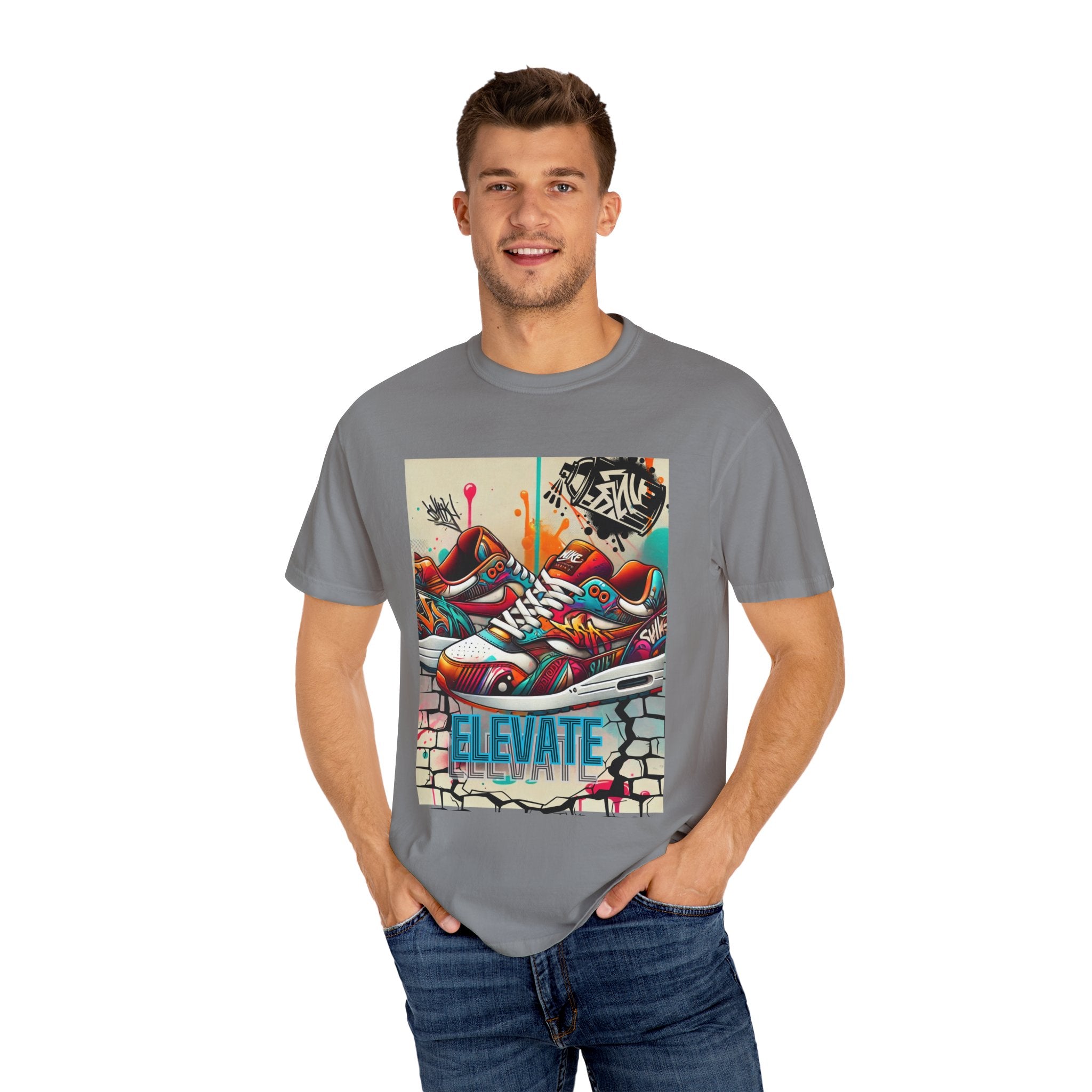 "Elevate" Graffiti Shoe Men’s T-shirt