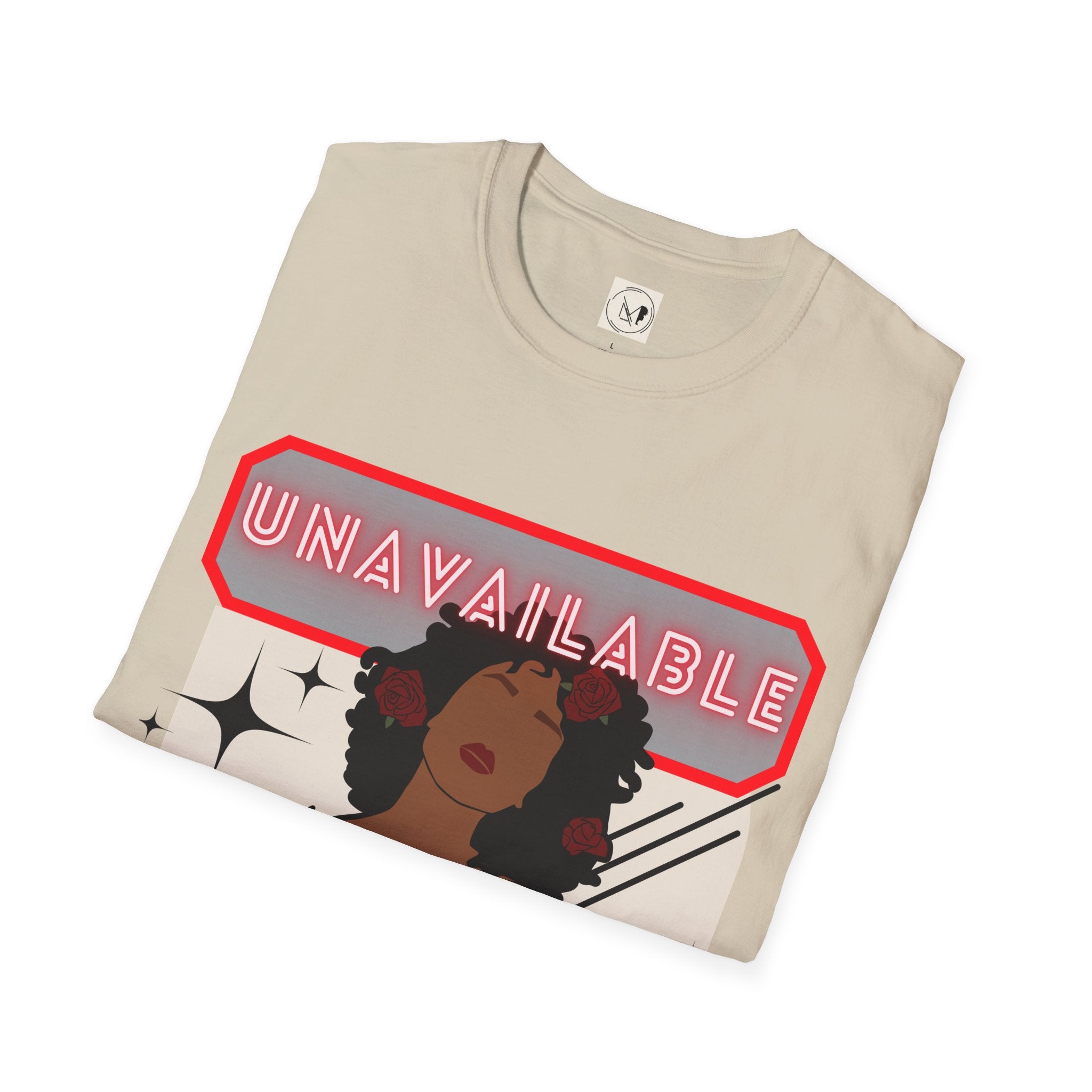 Custom T-Shirt - “I’m Unavailable: Zen Vibes Only” Unisex Softstyle T-Shirt