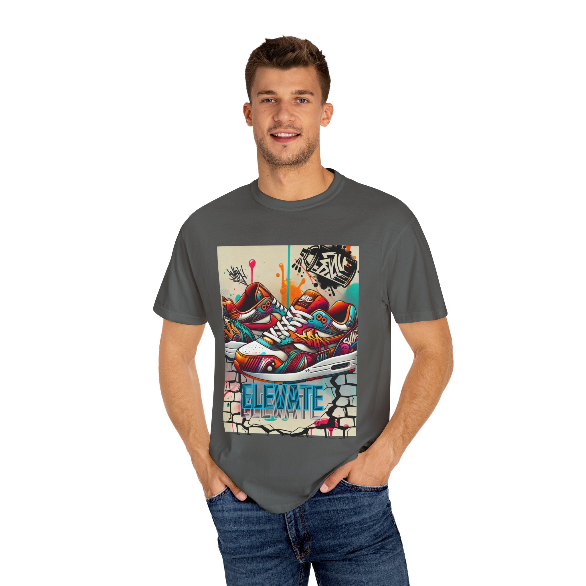 "Elevate" Graffiti Shoe Men’s T-shirt