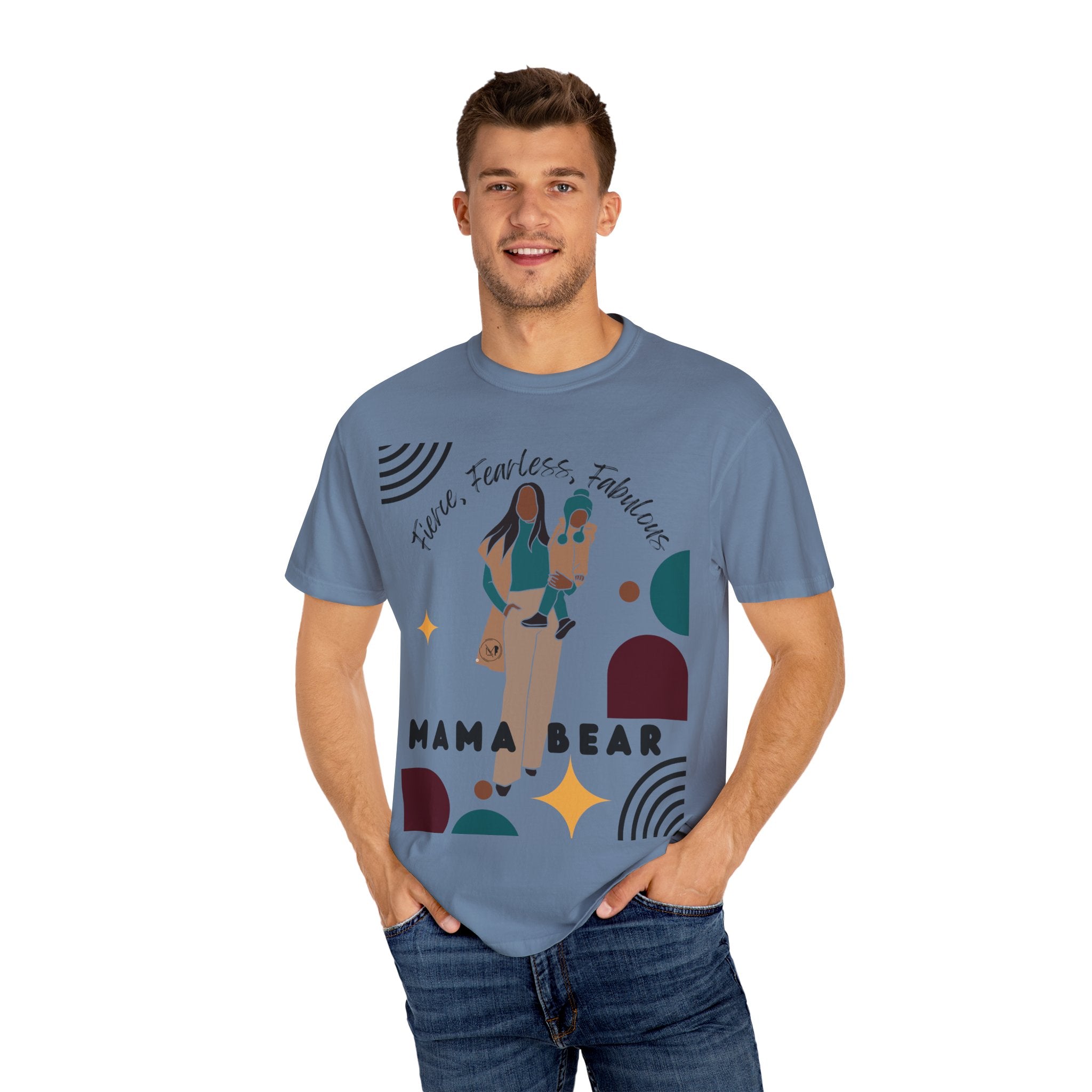 Momma Bear T-Shirt - Unisex Garment-Dyed Tee