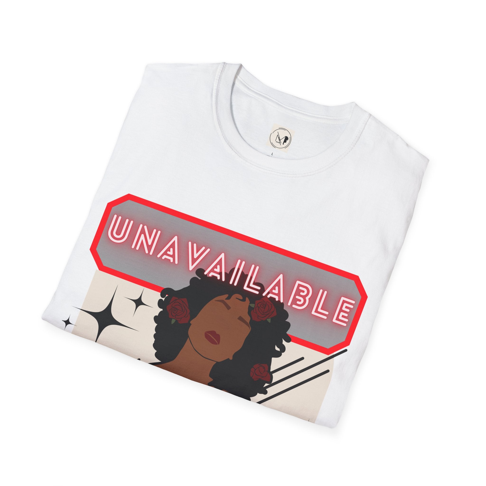 Custom T-Shirt - “I’m Unavailable: Zen Vibes Only” Unisex Softstyle T-Shirt