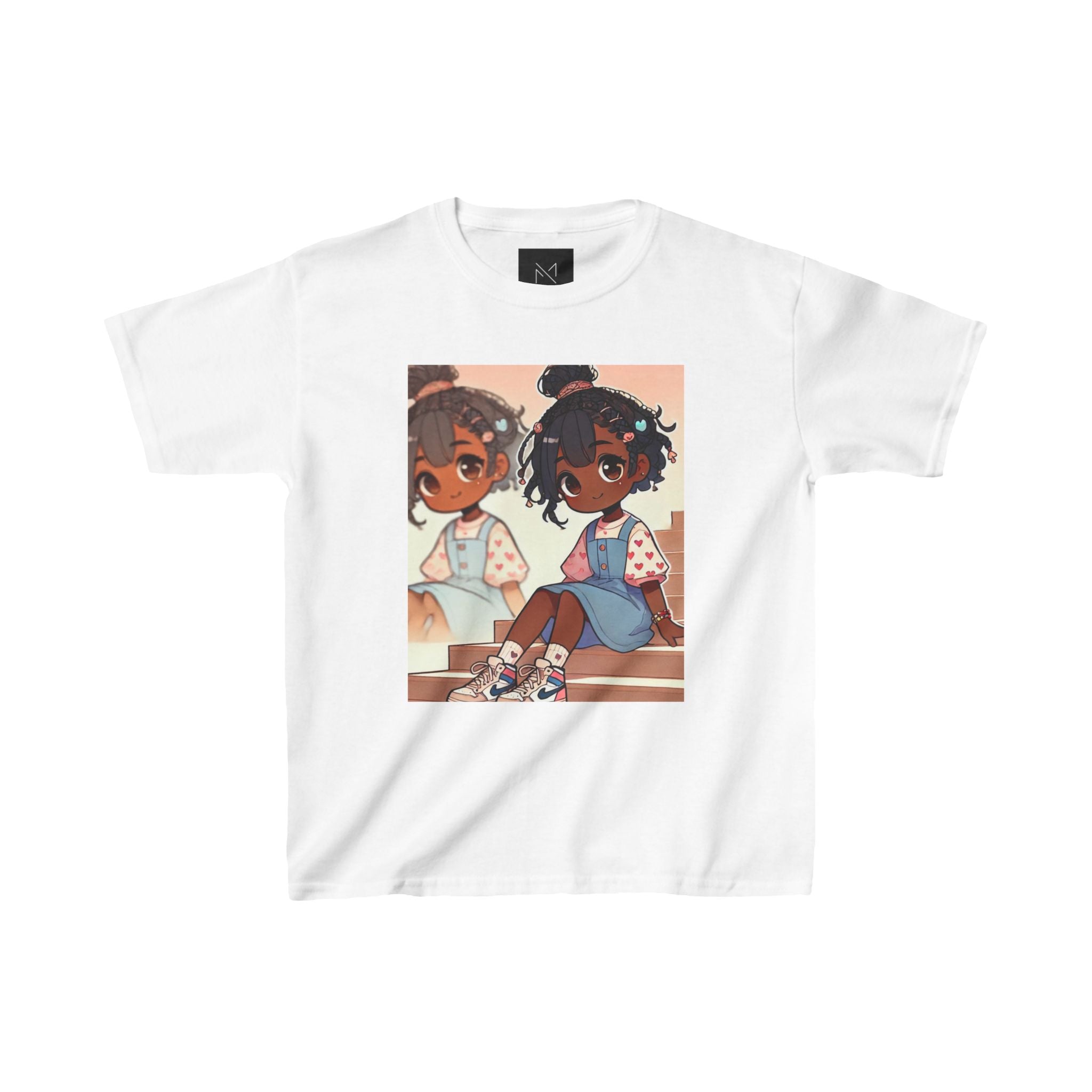 Anime Girl Kids Heavy Cotton™ Tee