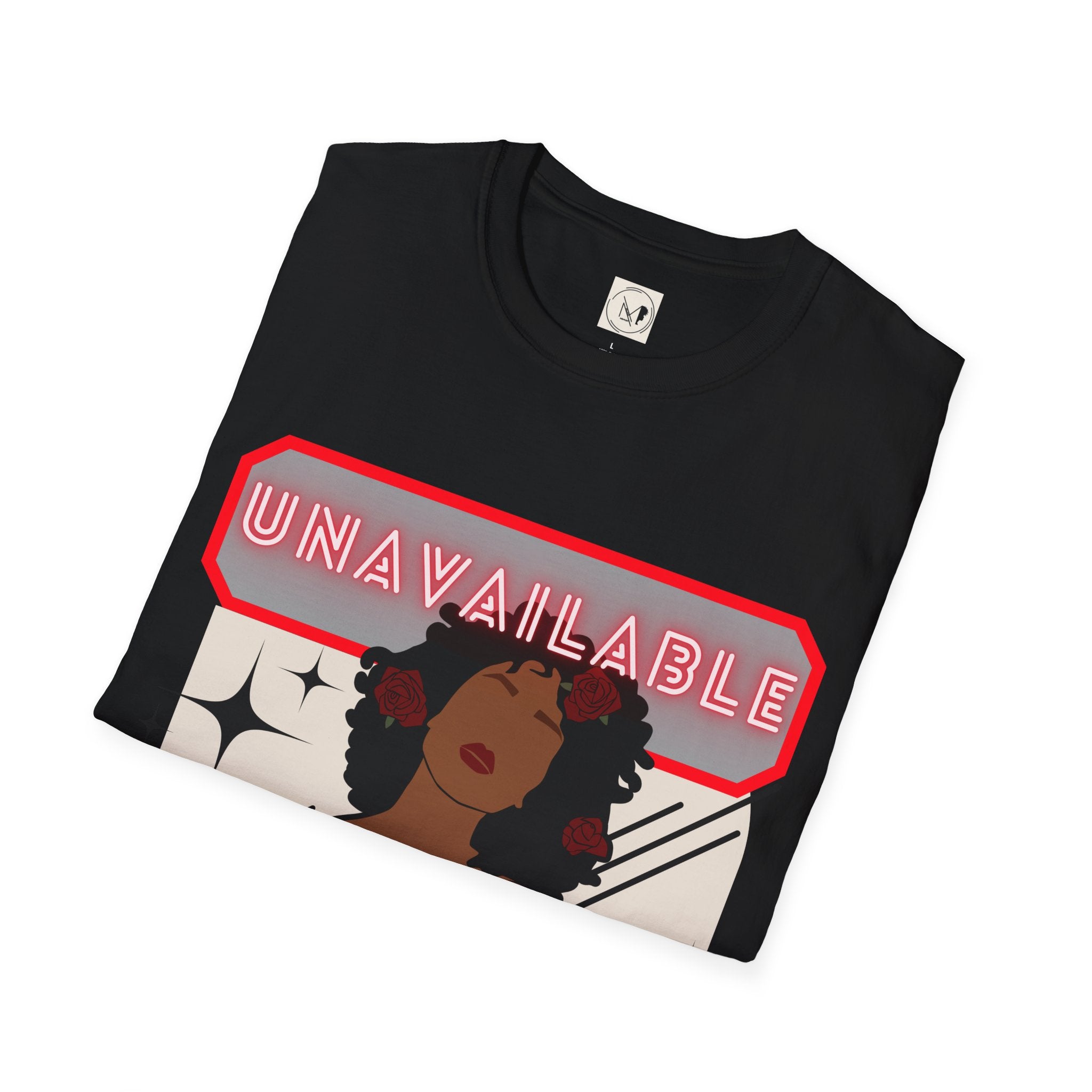 Custom T-Shirt - “I’m Unavailable: Zen Vibes Only” Unisex Softstyle T-Shirt