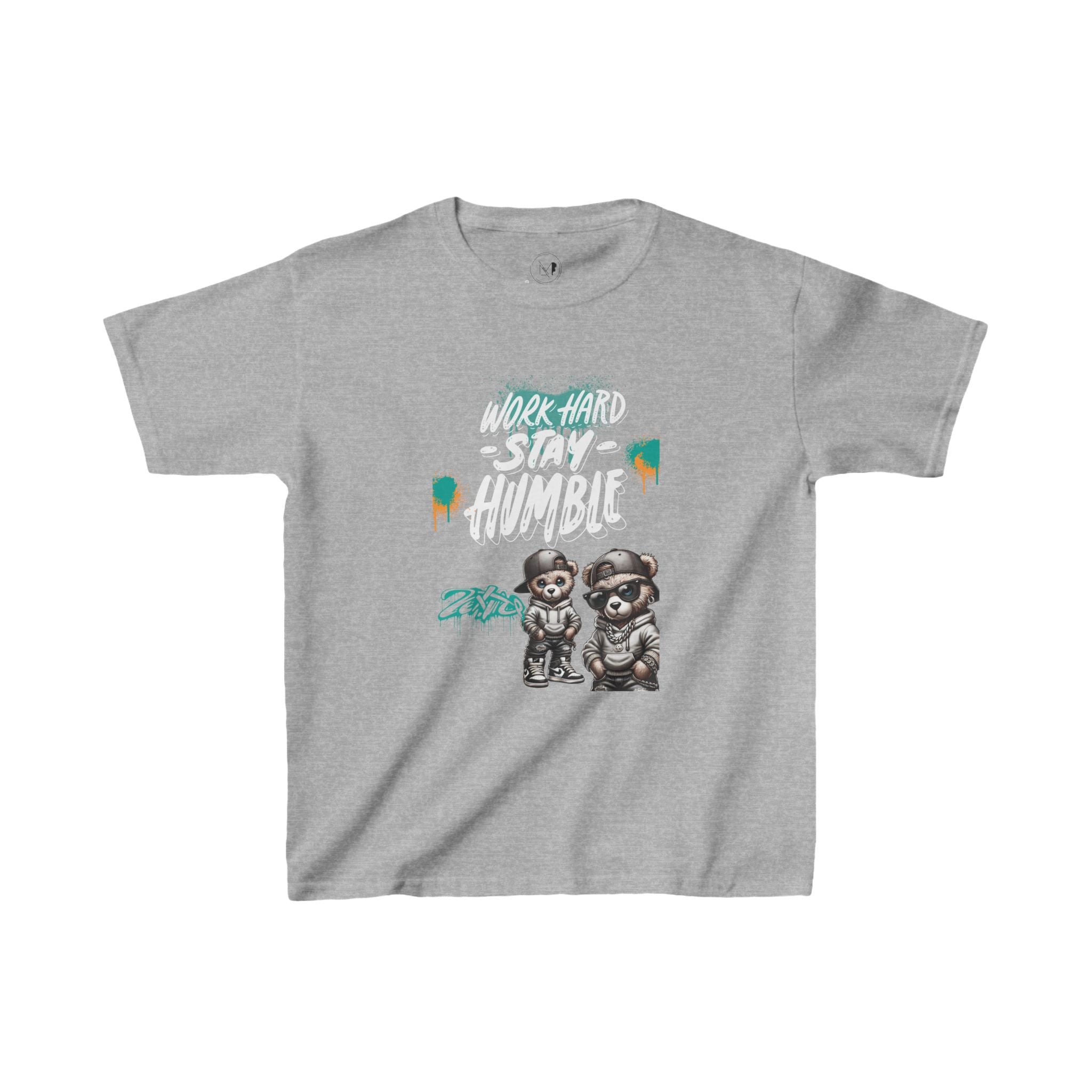 Kids Stay Humble Teddy Heavy Cotton™ Tee Shirt