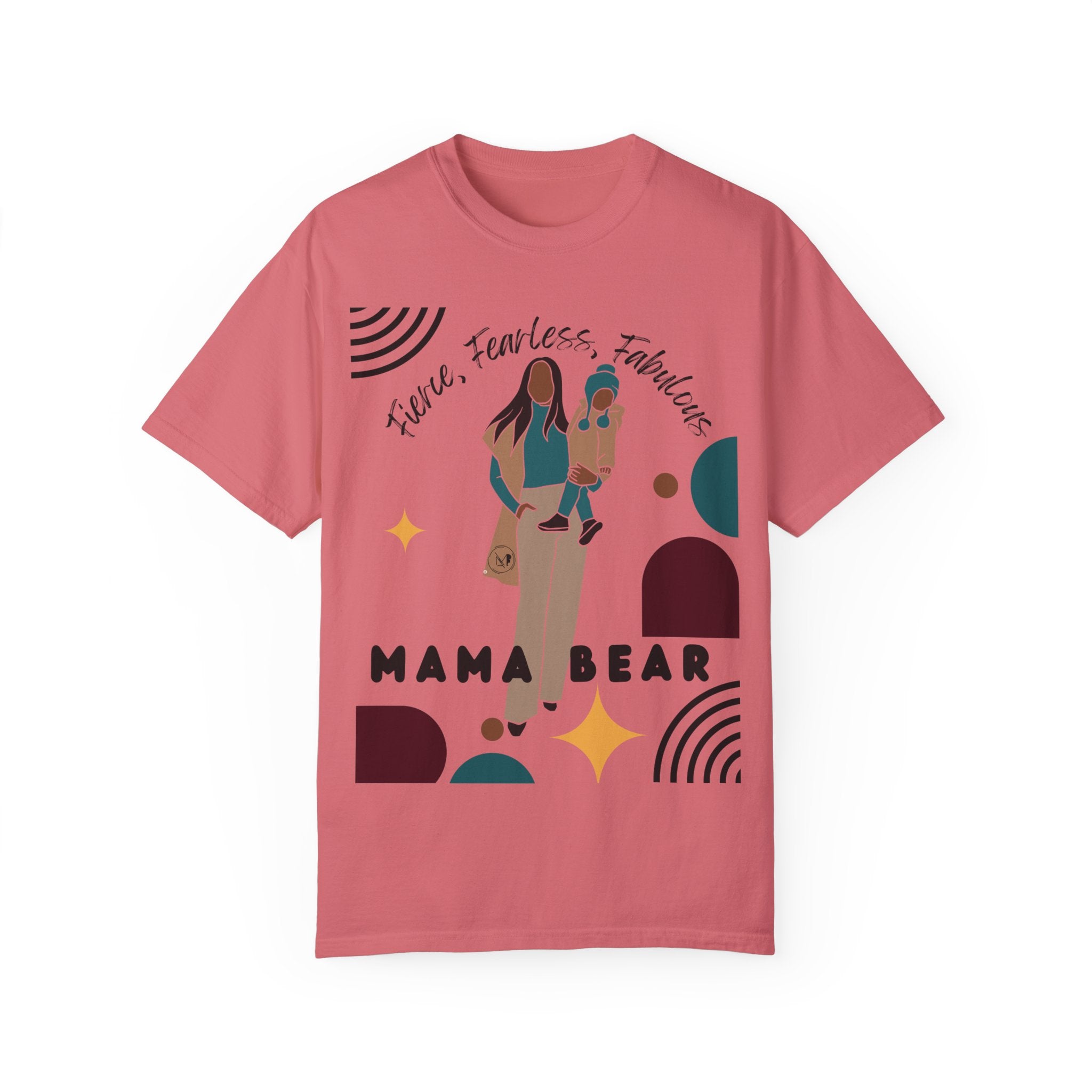 Momma Bear T-Shirt - Unisex Garment-Dyed Tee