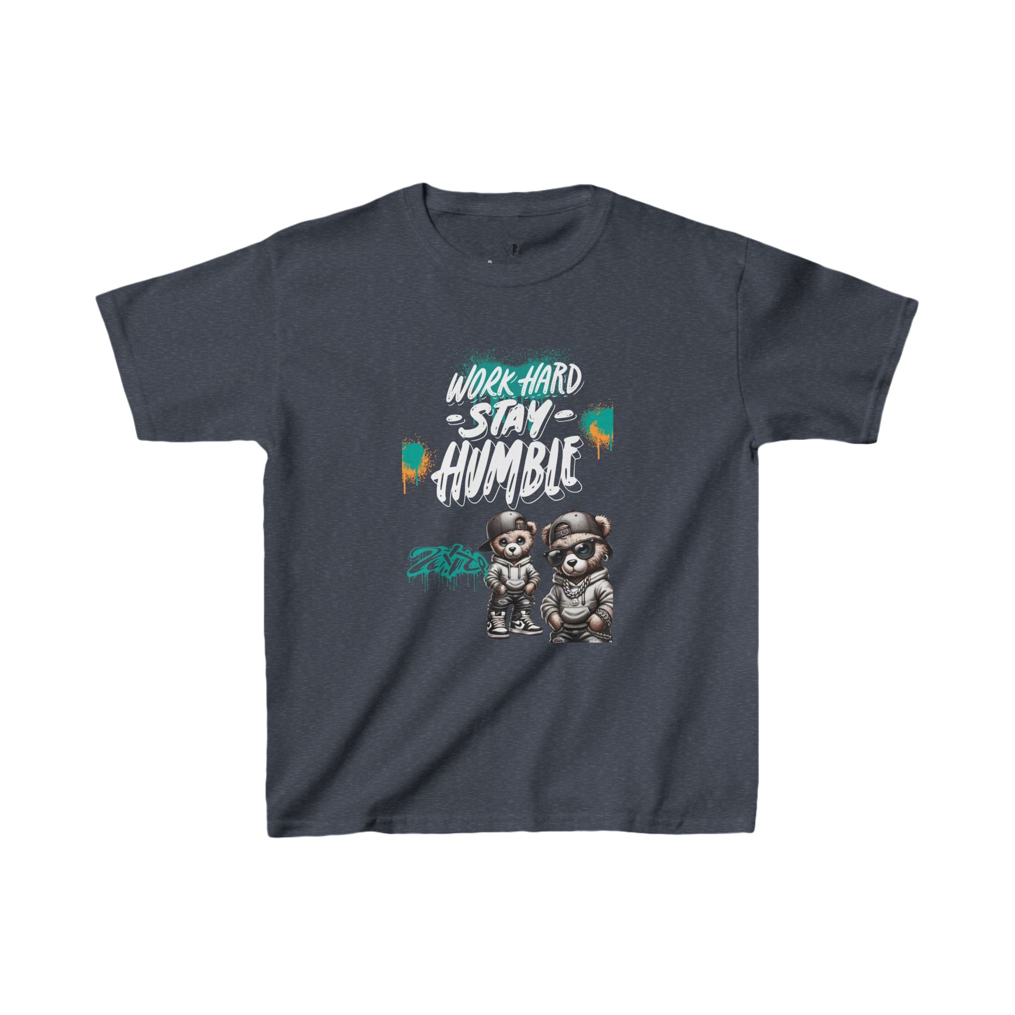 Kids Stay Humble Teddy Heavy Cotton™ Tee Shirt