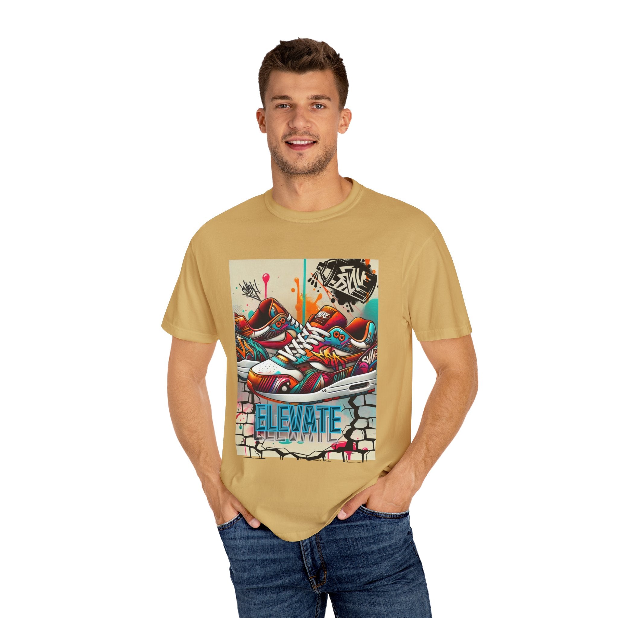 "Elevate" Graffiti Shoe Men’s T-shirt