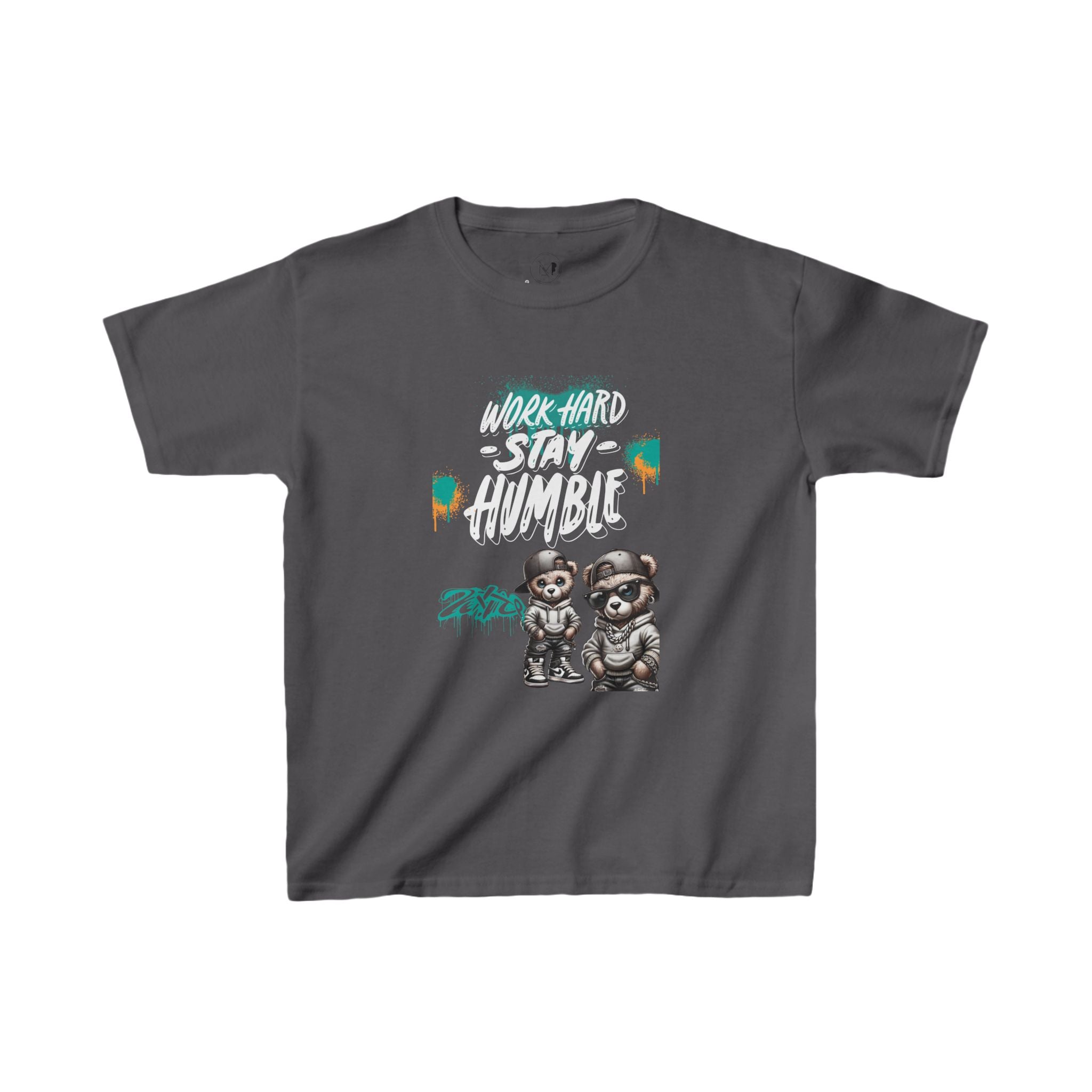 Kids Stay Humble Teddy Heavy Cotton™ Tee Shirt